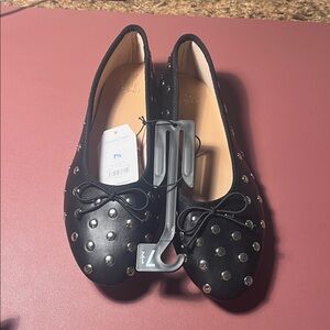 🥿WOMENS Time and Tru Black Studded Flats